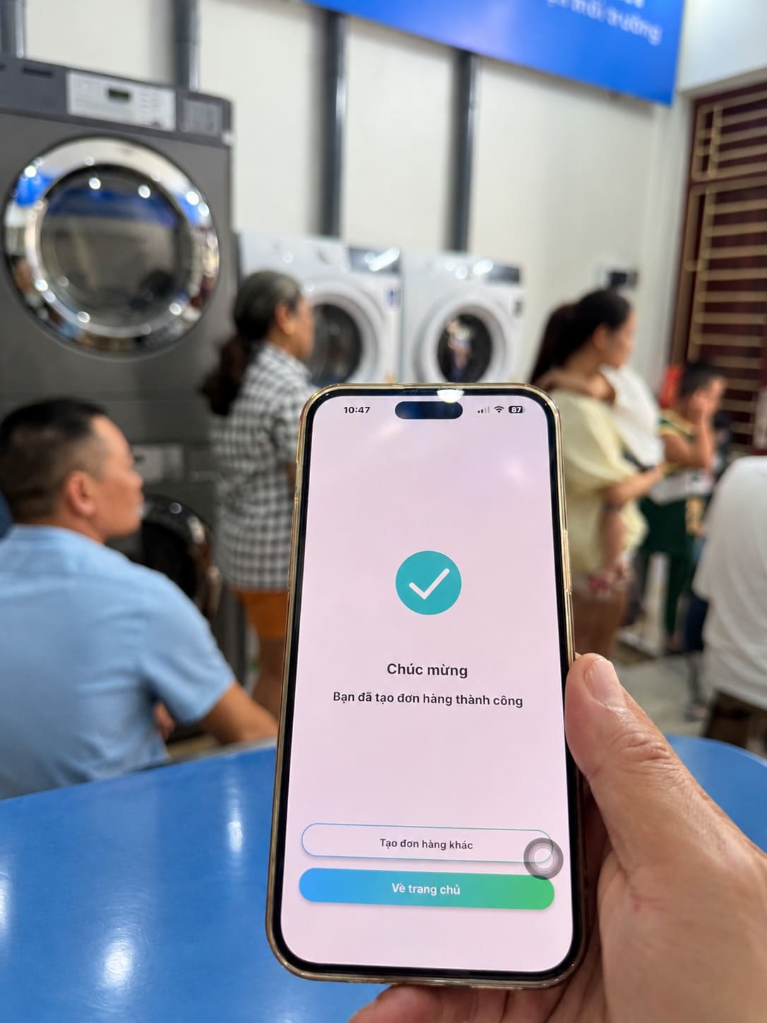 Vận hành số với app TinyClean